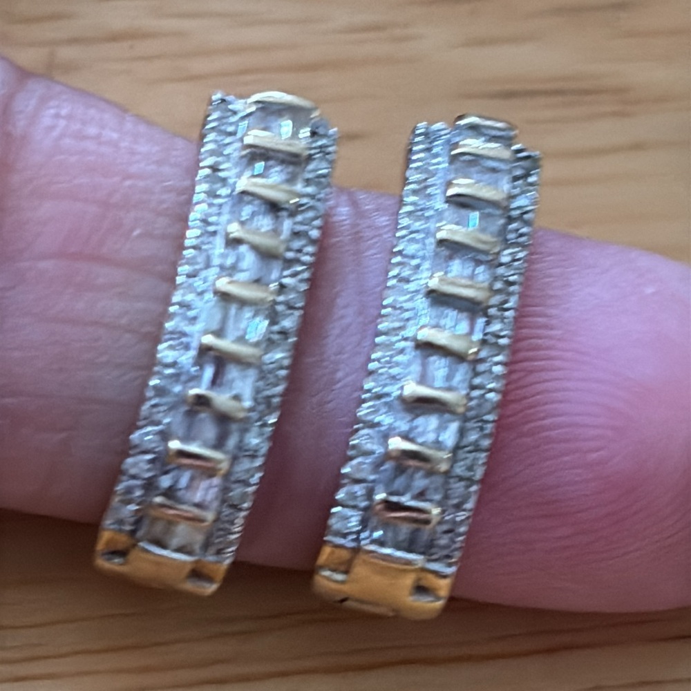 10k Gold Diamond Earrings